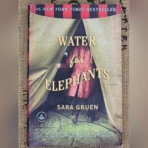 Water for Elephants by Sara Gruen Paperback Book Fiction Novel